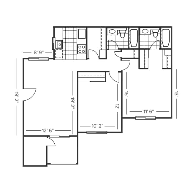 Floor Plan - 2B