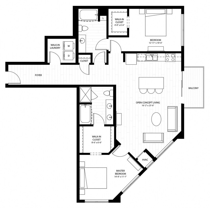 Floor Plan - Stockholm 12