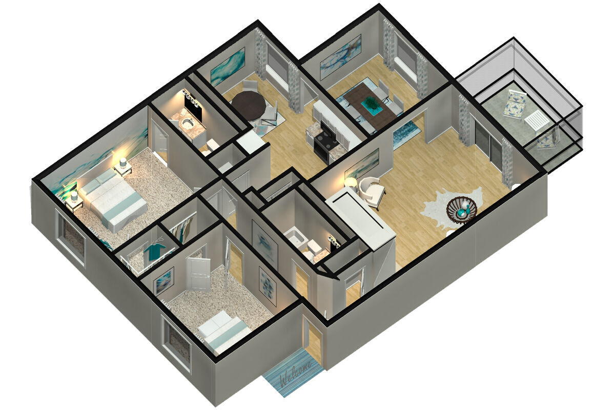 Floor Plan - The Cabin