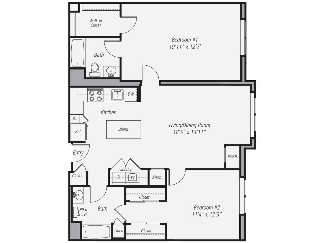 Floor Plan - B3-1128