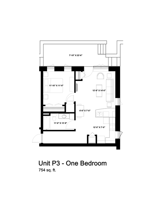 Floor Plan - Unit P3