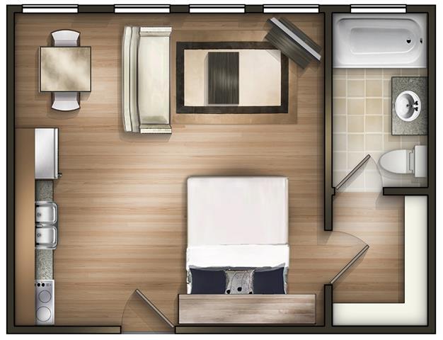 Floor Plan - EFFICIENCY