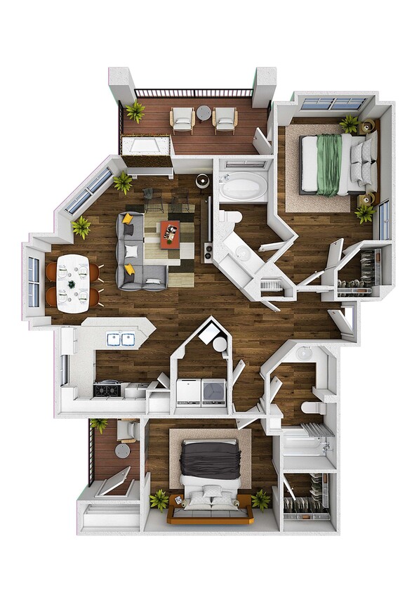 Floor Plan - Timberline with Detached Garage