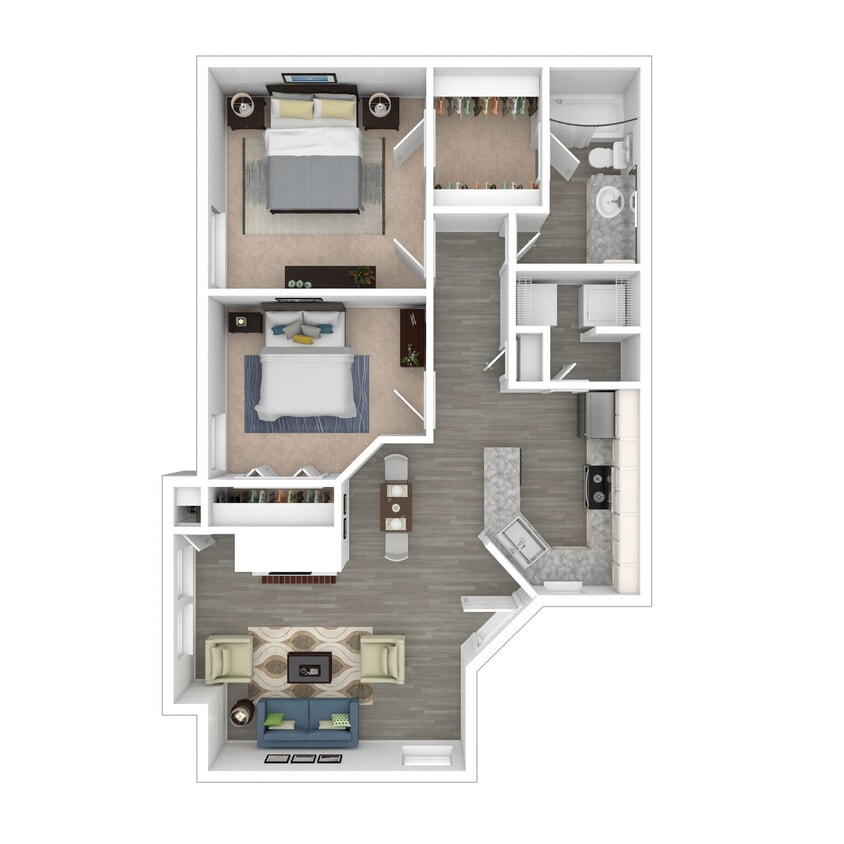Floor Plan - 2X1 Upgrade