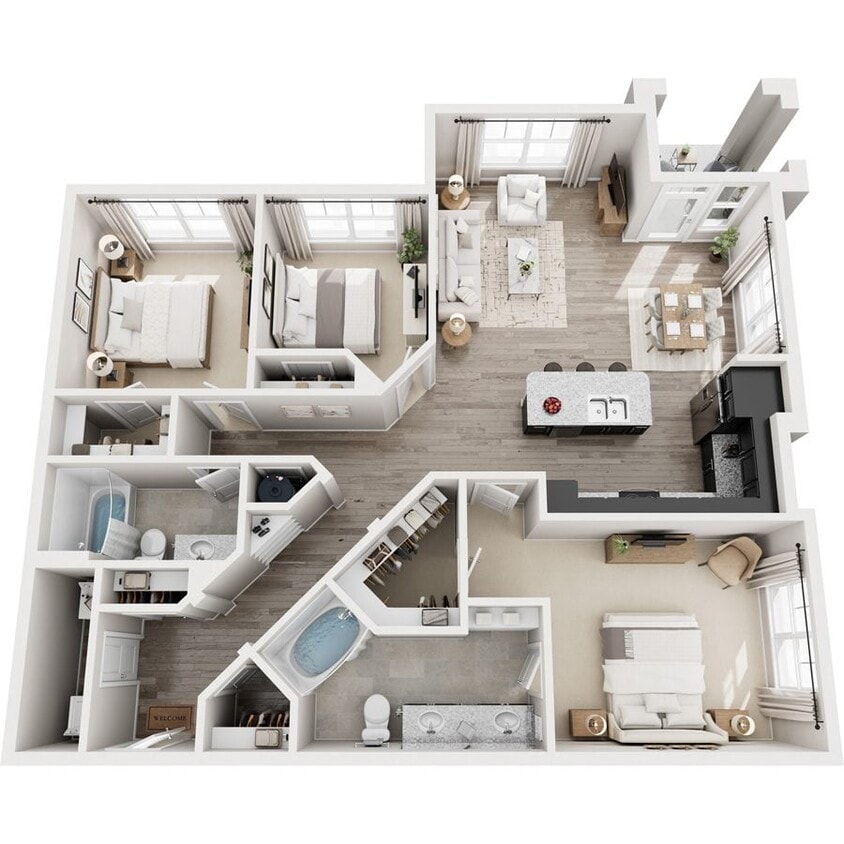 Floor Plan - 3B