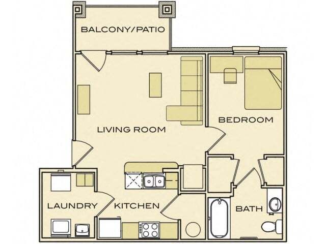 Floor Plan - 1x1