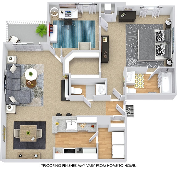 Floor Plan - Ashley with Den