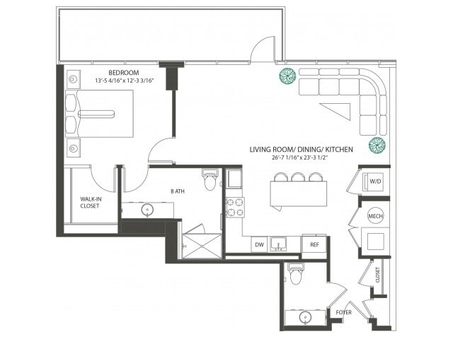 One Bedroom Suite Penthouse P8 - One Bedroom Suite Penthouse