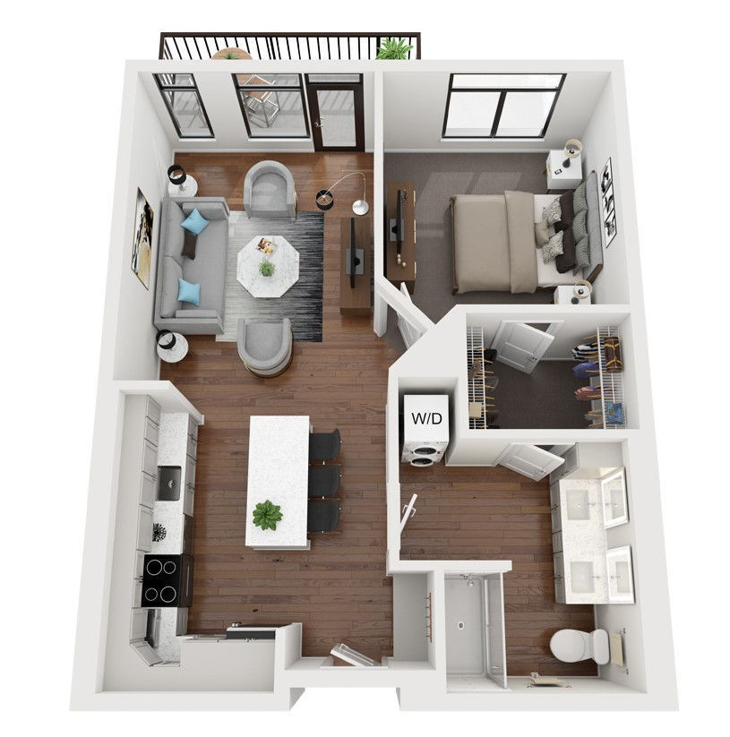 Peninsula ADA floor plan Waterford Bay - Peninsula ADA