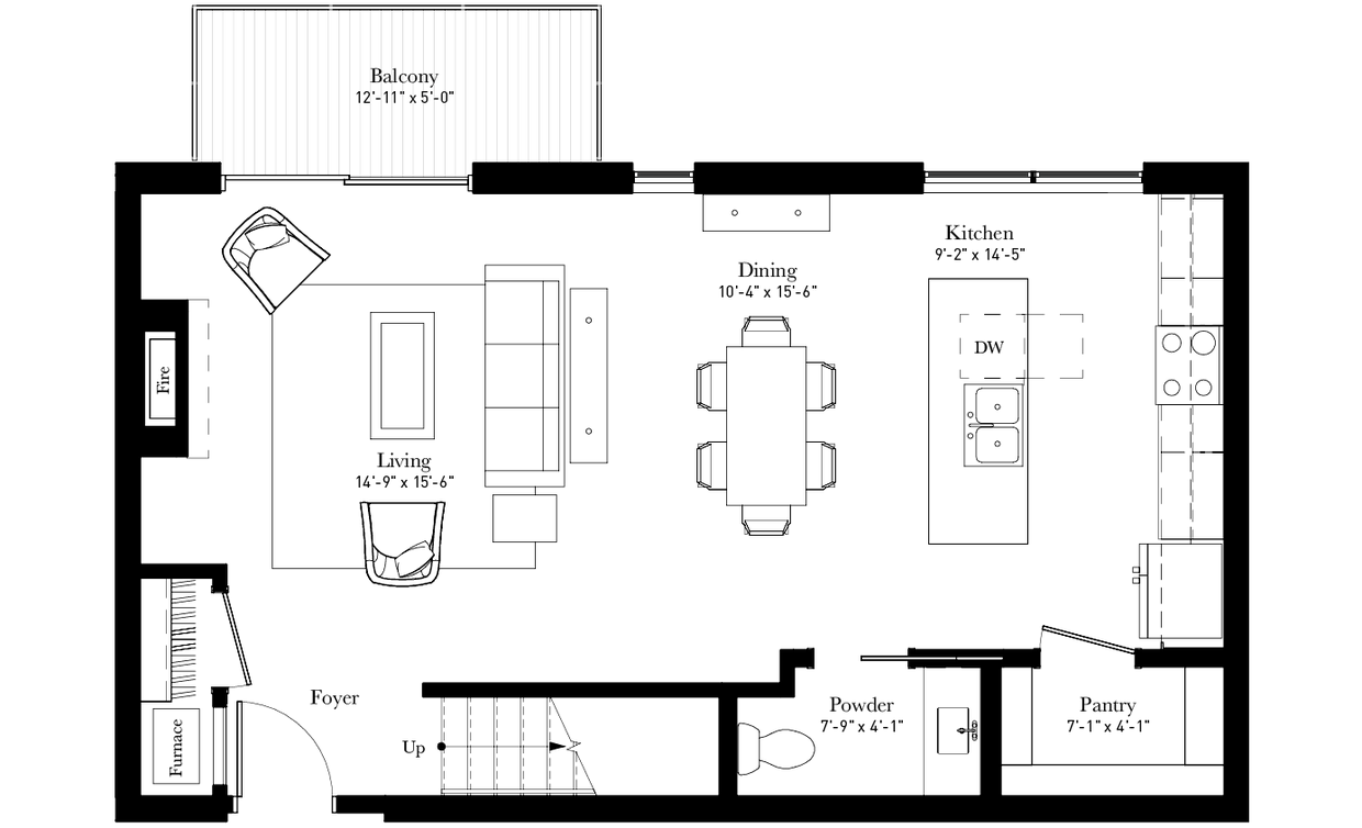 Floor Plan - Signature Tansy Town Home (TH5s)
