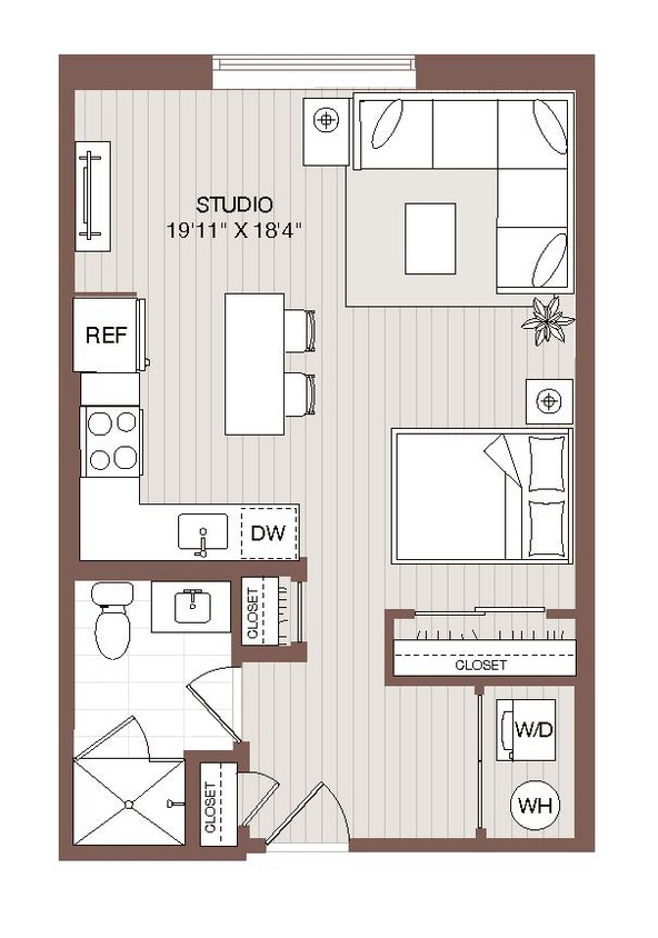 Floor Plan - S2B - Lofts