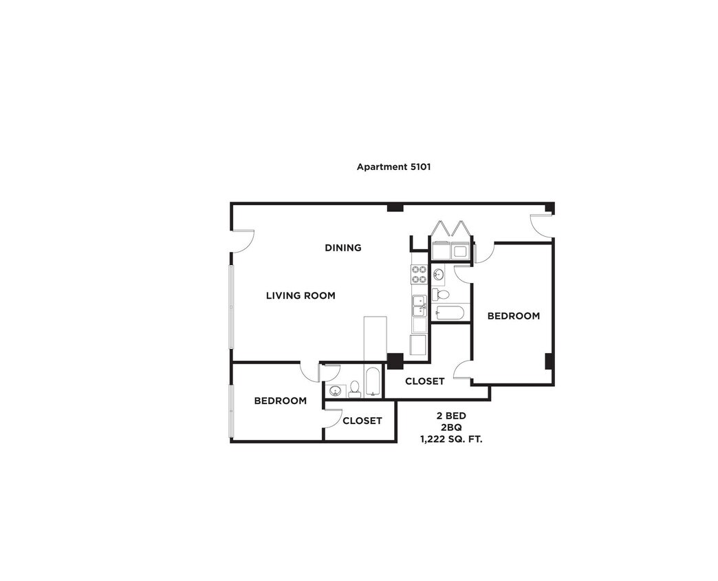 Floor Plan - 2BQ