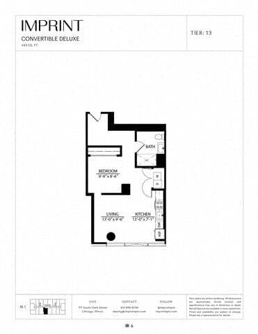 Floor Plan - Convertible Deluxe LB