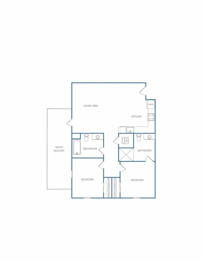 Floor Plan - 2D-2x2
