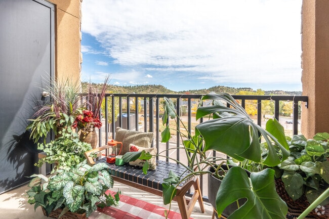 2BR, 2BA - 855SF - Balcony - The Edge at Mt. Shadows
