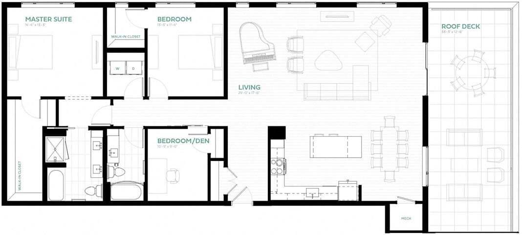 Floor Plan - Steel | Penthouse