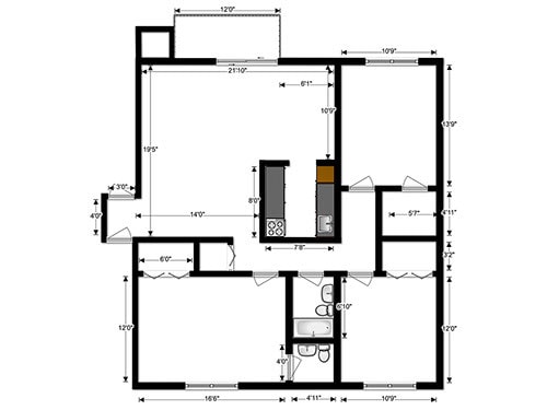 Floor Plan - 3 BEDROOM (3A)