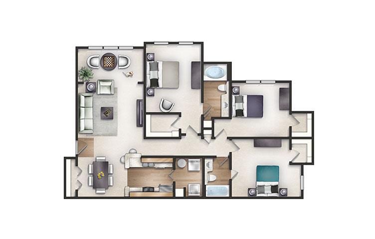 Floor Plan - Hampton + Bonus Room