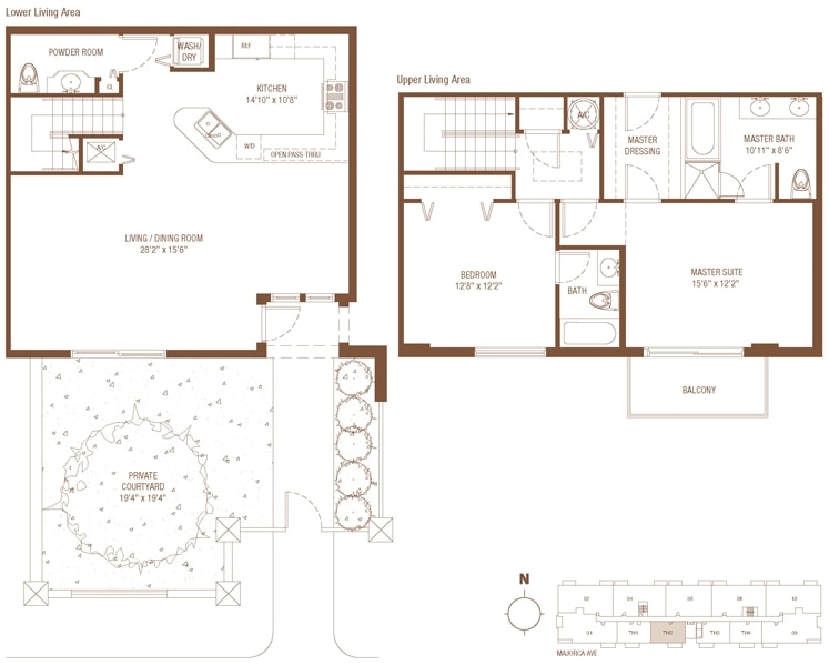Residence TH2 - Two Bedroom Residence TH2