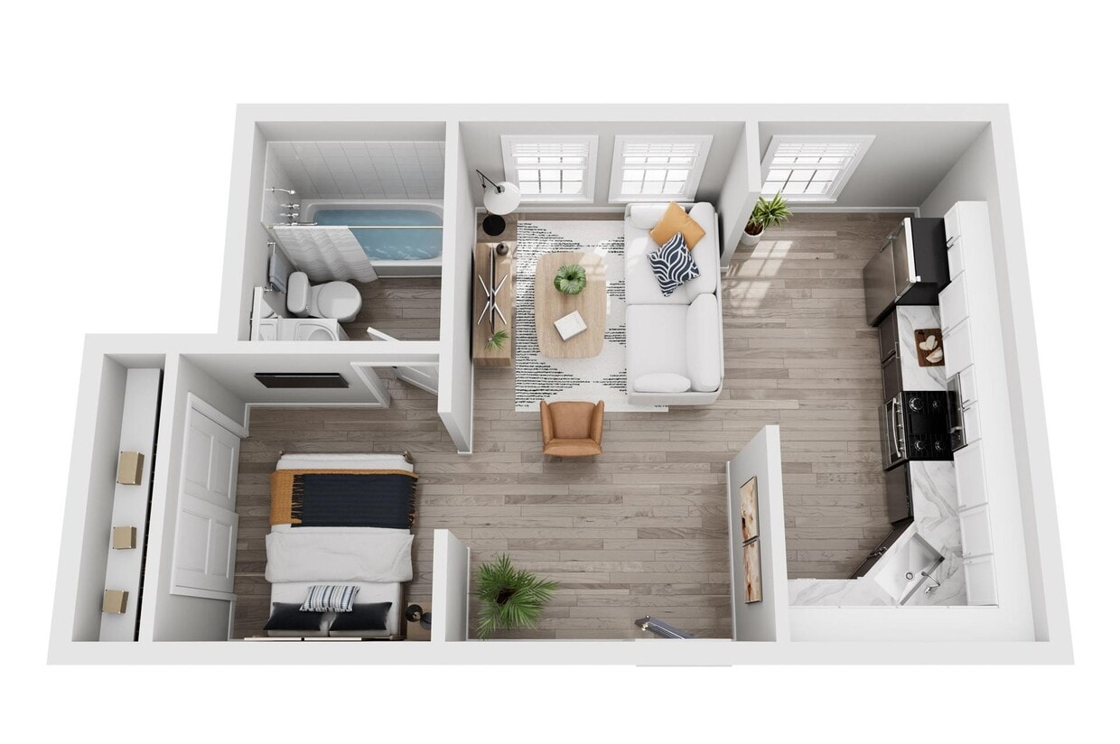 Floor Plan - Studio - A