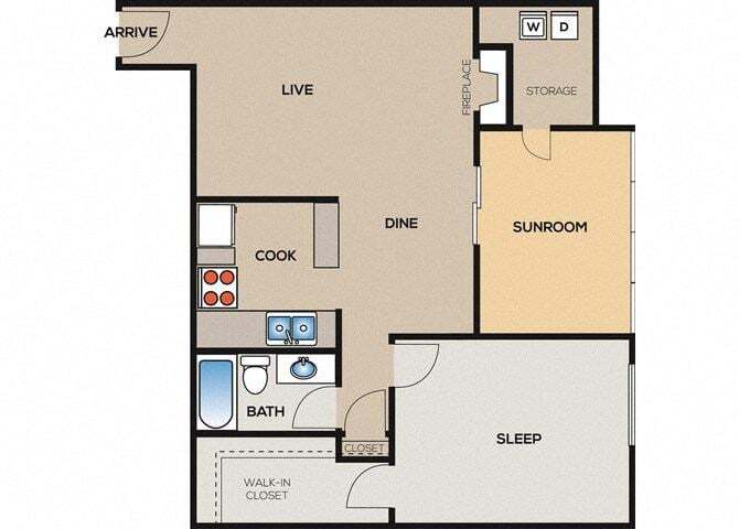 Floor Plan - A6 - Renovated