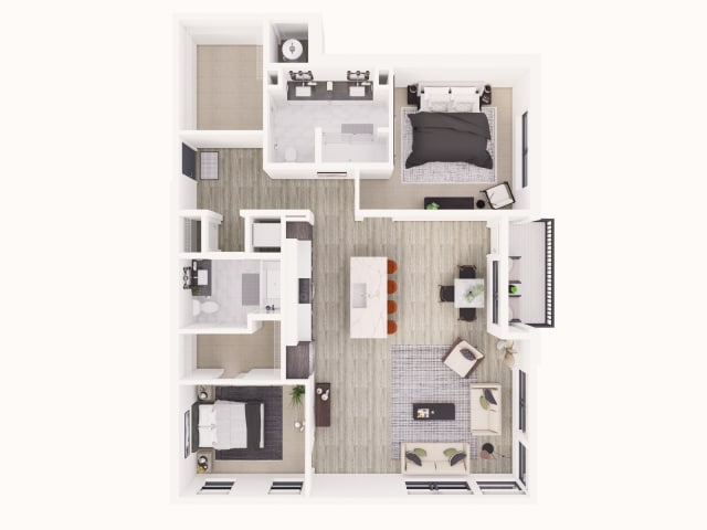 Floorplan G 1279 sq ft - G2