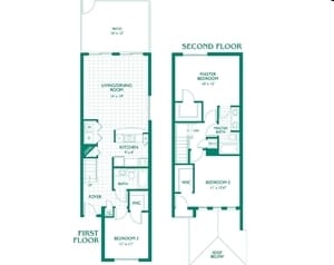 3BR/2BA - Aquamarine