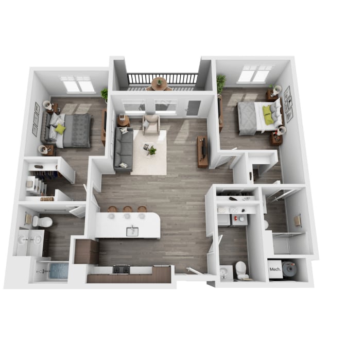 Floor Plan - Augusta - Fairway Flats