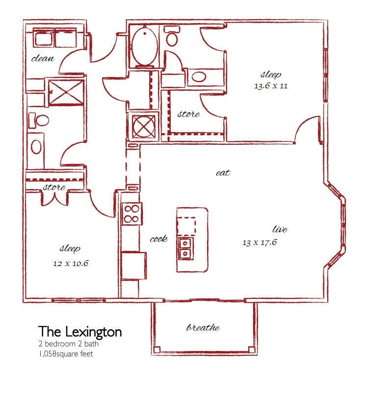 Floor Plan - The Lexington
