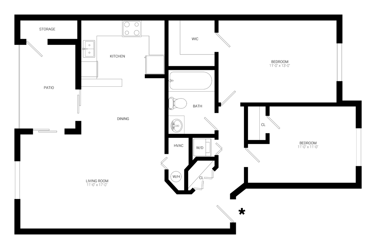 Floor Plan - The Essex
