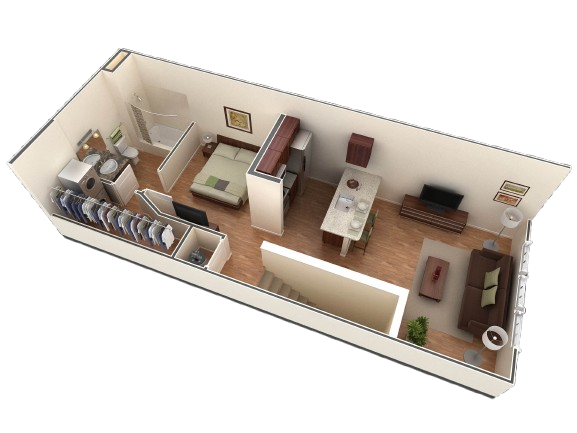 Floor Plan - Studio Grand Overlook