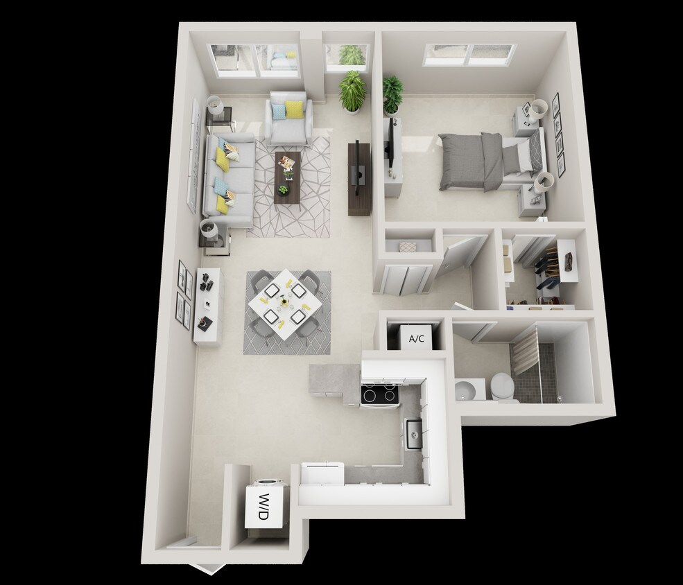 Floor Plan - 1X1