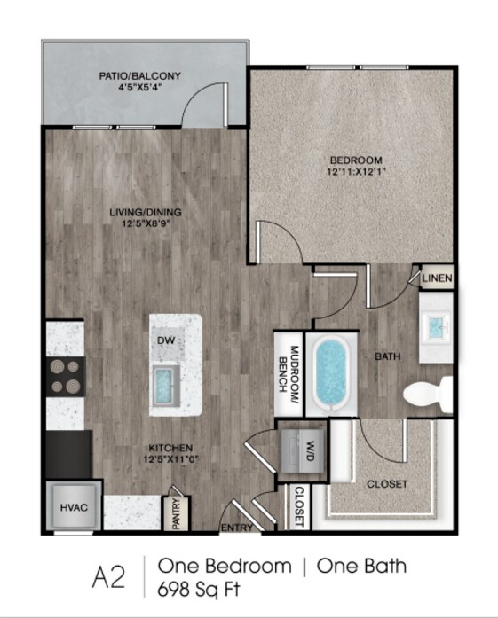 Floor Plan - A2 - Essential Living