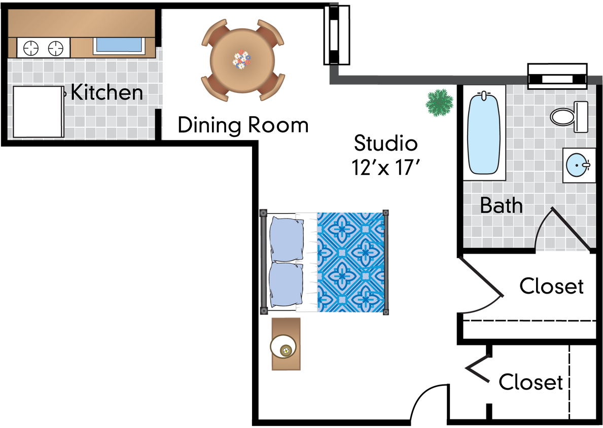 Floor Plan - Studio 03 Tier