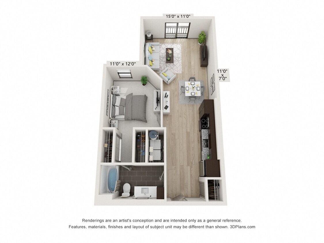 Floor Plan - The Buchanan - A10
