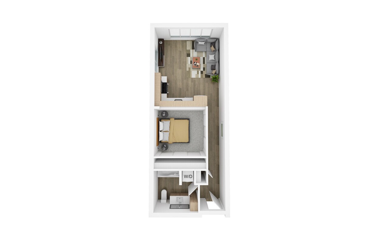 Floor Plan - 1 Bed/1 Bath-C9