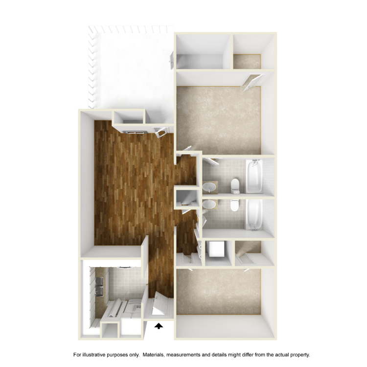 2x2.png - 2 Bed 2 Bath