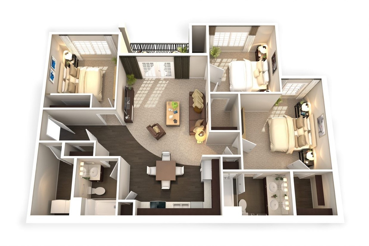 Floor Plan - The Gold Cypress