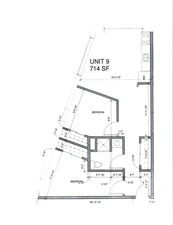 Floor Plan - 1006 Congress, Unit 9