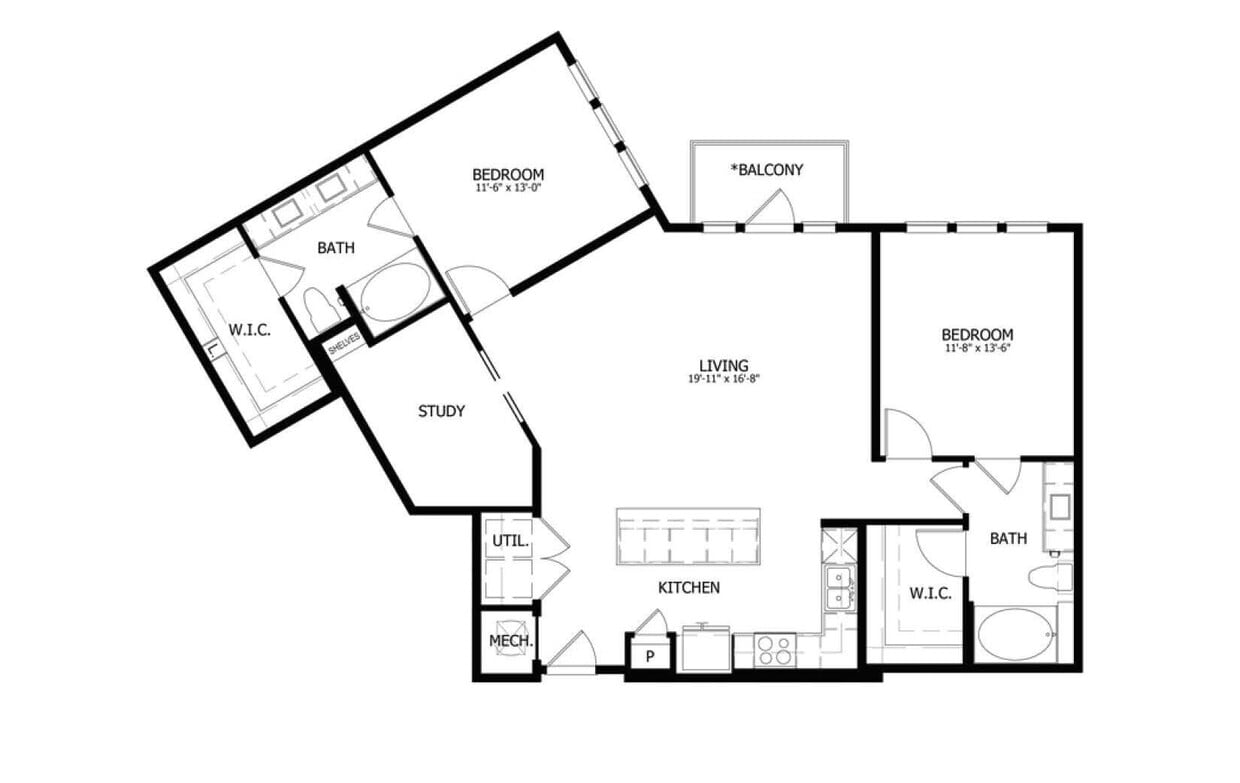 Floor Plan - Stag’s Leap 8B7