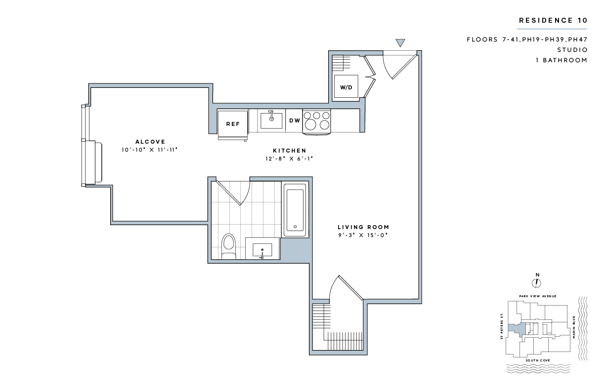 Floor Plan - Studio-E.16-II