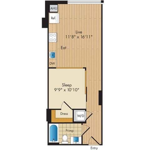 Floor Plan - Studio-S2a