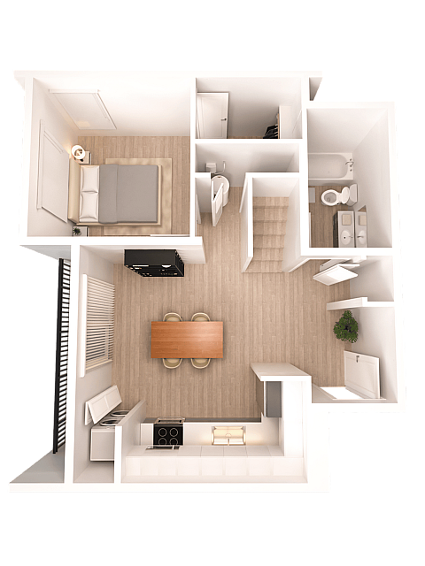 Loft 645 | 1 Bed 1 Bath | 769 Square Feet - 1x1 Loft 645