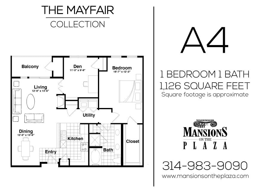 Floor Plan - Mayfair - A4