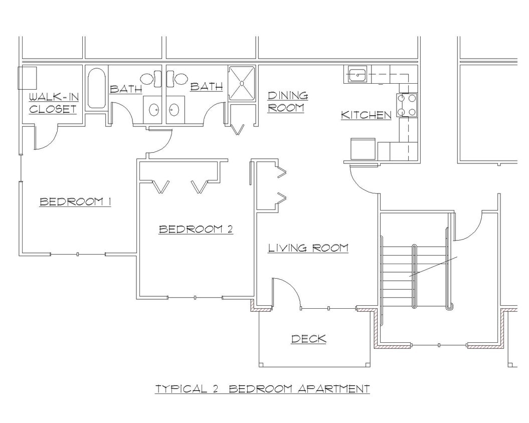 Floor Plan - Two Bedroom