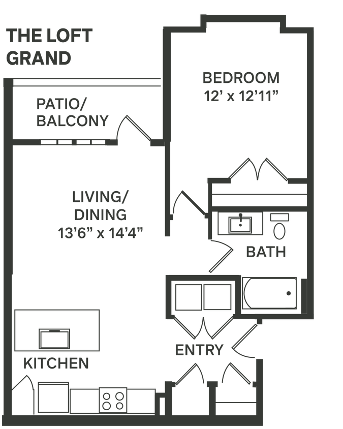 Floor Plan - The Loft Grand