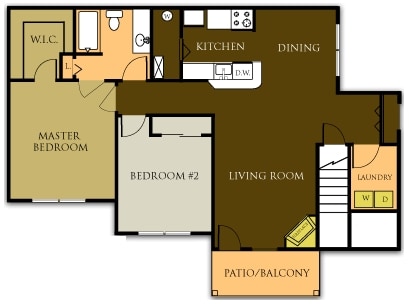 2BR/1BA - 2B1B U