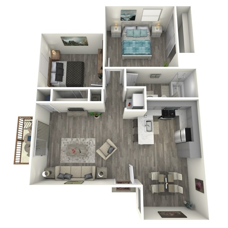 Overhead_535520.jpg - 2 Bed 1 Bath