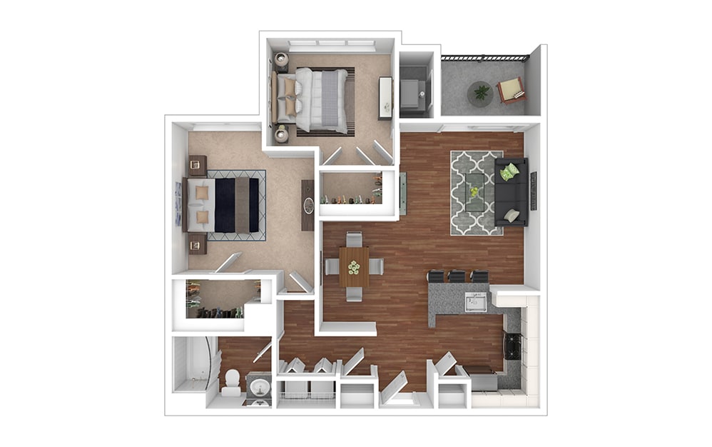 Floor Plan - Denali-Renovated