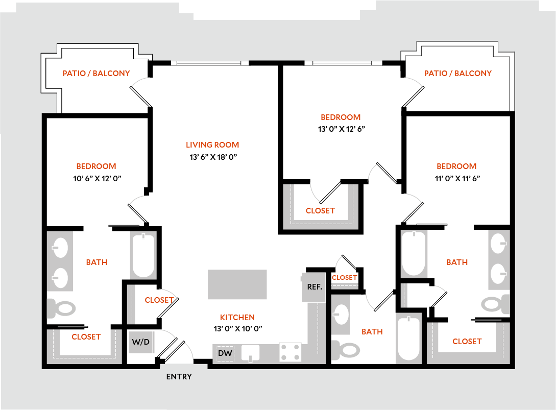 Floor Plan - Plan 3B